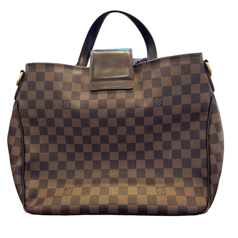 Louis Vuitton Cabas Roseberry Tote | Damier Ebene Canvas | Authentic - Picture 4 of 15